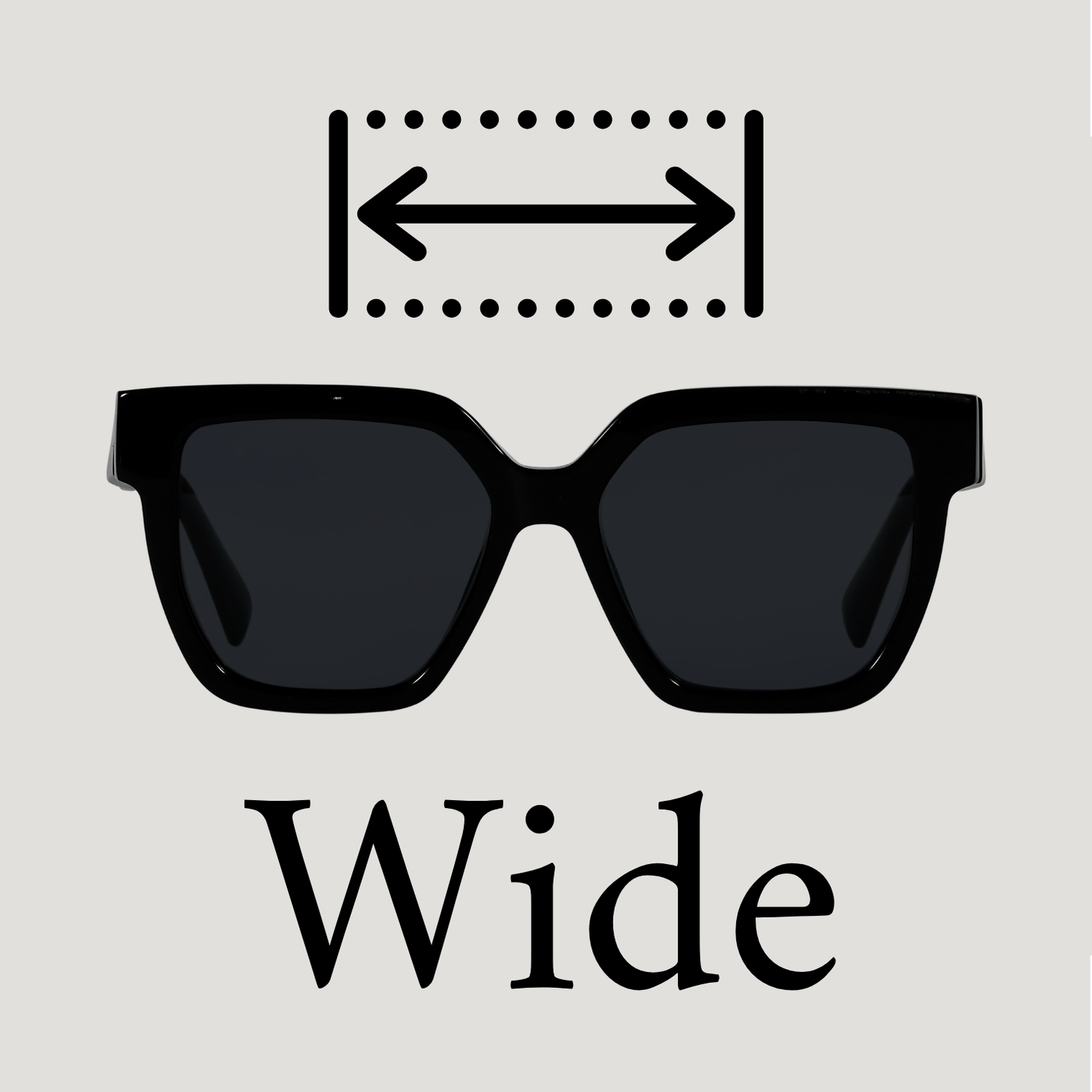 Wide Sunglasses for Low Bridge Fit & Asian Fit